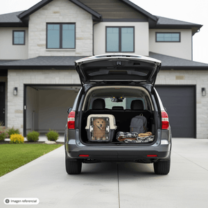 Transportador de mascotas plástico MEDIANO. - K HOME