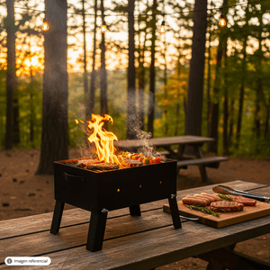 Parrilla P/Carbon Plegable 34X24Cm Arte - ARTE VALLE