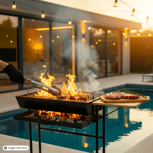 Parrilla P/Carbon Mediana 60X35Cm - ARTE VALLE