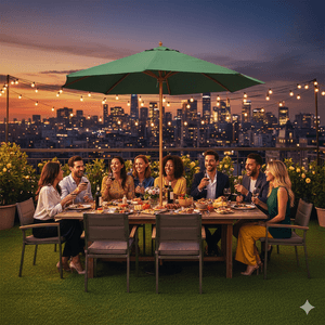 Parasol D/Jardin 9' Verde - WRT