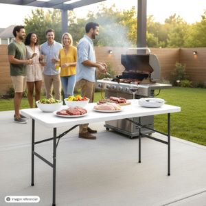 Mesa Plegable 1.22X60X74 Cm - DRM