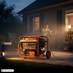 Generador a gasolina con motor de 1,1 lt que genera una potencia de 10000 - 10600 W. - DAEWOO