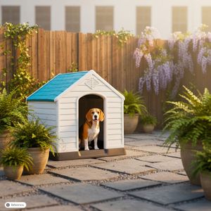 Casa para perro plástica MEDIANA. - K HOME
