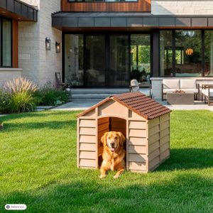 Casa P/Mascota Cafe 71X71X68Cm - STAR PLAST