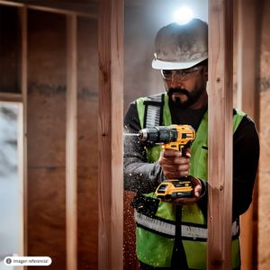 Taladro percutor INALÁMBRICO de 1/2", SIN batería hasta 20V, - DEWALT