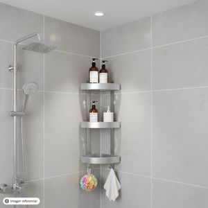 Organizador esquinero de 3 niveles para ducha. - KAIIY
