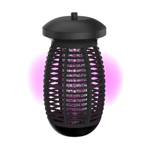 Lámpara Antimosquitos negra, con 5W de potencia y 1500 V, hecho de ABS, luz UV. - K PRO
