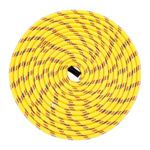 Cuerda trenzada amarilla de 12,7 mm x 15 m, en rollo, hecho de polipropileno. - ROPSTAR