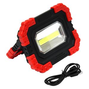 Reflector LED recargable con 100 W de potencia y 1000 lm, magnético para trabajo. - POWER ZONE