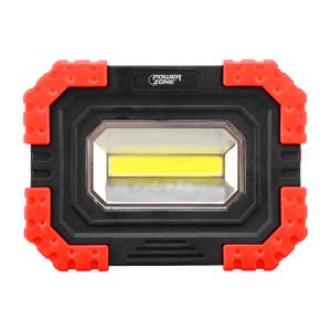 Reflector LED recargable con 100 W de potencia y 1000 lm, magnético para trabajo. - POWER ZONE