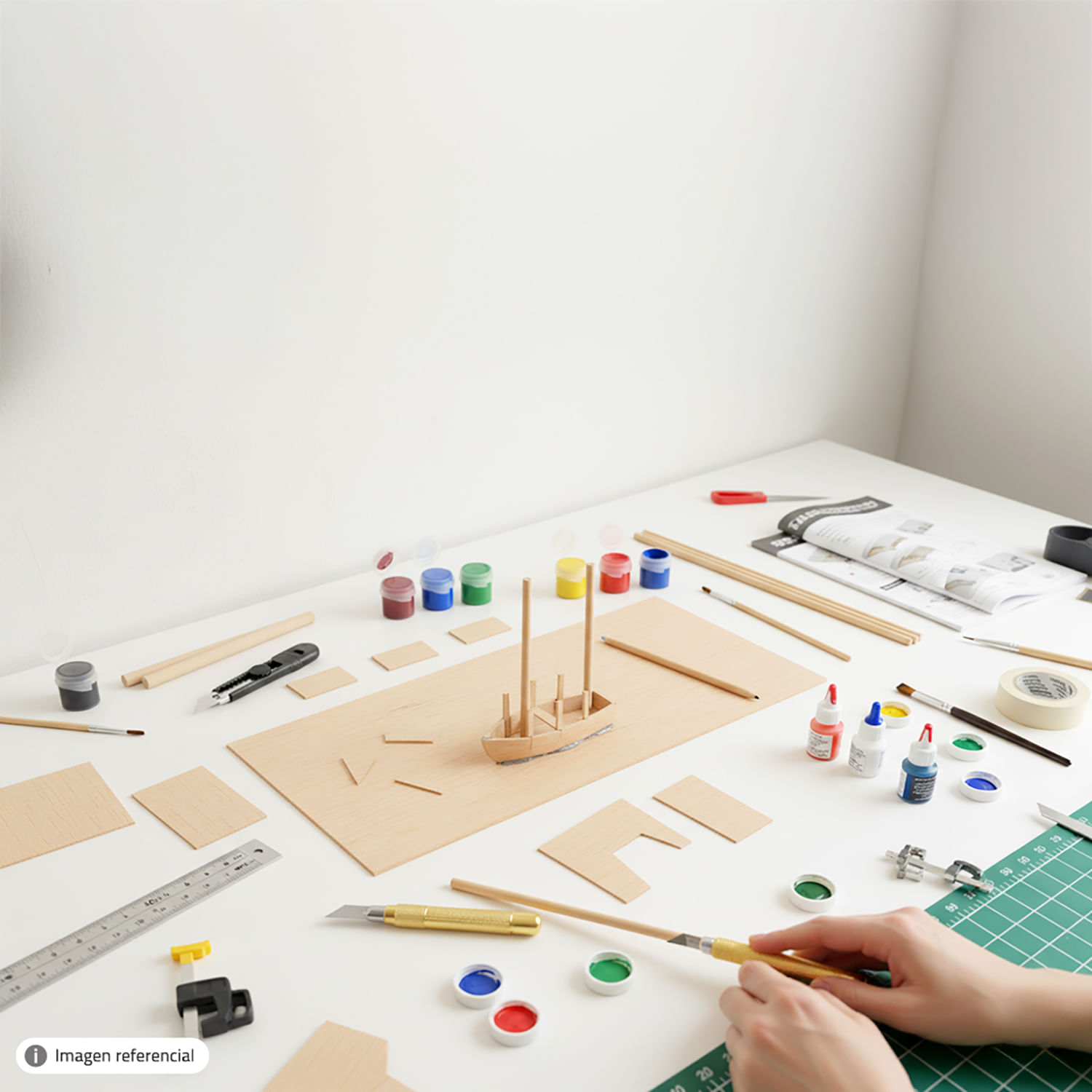 Listón de madera redondo de 7/8" x 91 cm. - ORGILL - Kywi