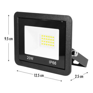 Reflector LED de 20 W y 1800 lm con una luz de día de 6500 K. - BLITZ