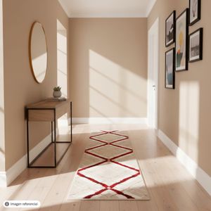 Alfombra de pasillo de 50 x 180 cm con diseño geométrico. - KENNEDY CARPETS