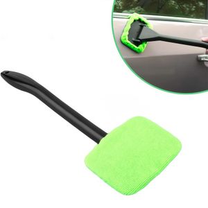 Limpiavidrios de microfibra reusable con base plástica, para carros y ventanas. - KOLE IMPORTS