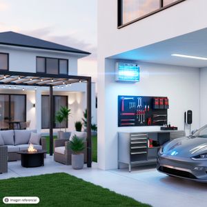 Lámpara mata insectos de 4 W tipo reja, de 110 - 240 V, plateado. - WRT