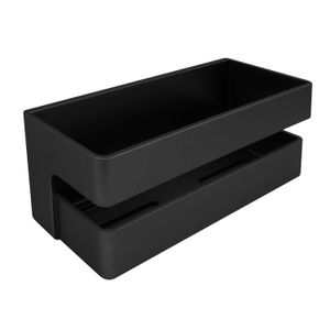 Organizador de baño para DUCHA en color negro, de 28 x 11,5 x 11 cm. - WRT