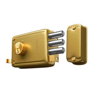 Cerradura sobrepuesta blindada 700 de alta seguidad, incluye llaves y accesorios. - TRAVEX