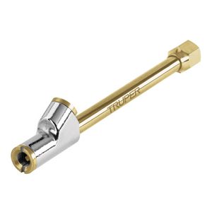 Inflador de cabeza doble 1/4" NPT para llantas; presión máxima de 600 PSI. - TRUPER