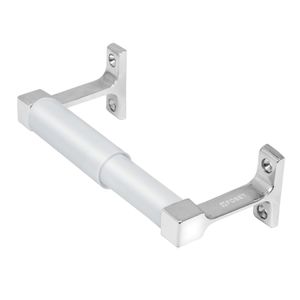 Portarrollo de baño metálico línea BASIC con triple capa de cromo. - FOSET