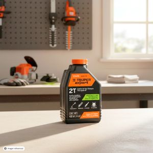 Aceite sintético con estabilizador para motores de 2 tiempos; 400 ml. - TRUPER EXPERT