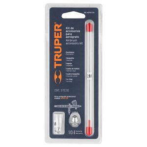Kit de 5 accesorios para aerógrafo AERO-35 marca Truper® SKU: 673250. - TRUPER