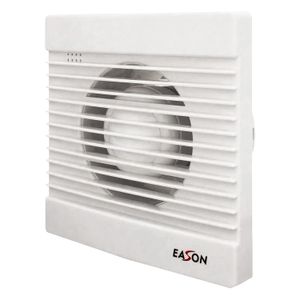 Extractor de baño eléctrico tipo rejilla de 16 x 16 x 2.2 cm para techo o pared - EASON
