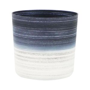 Maceta bicolor grande de 41 cm x 34 cm. - K HOME