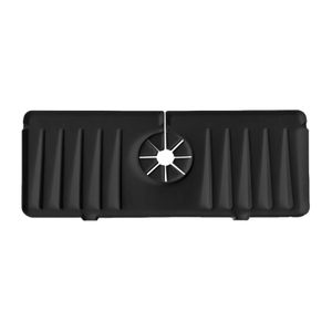 Escurridor flexible de grifo color negro para platos. - DAMECOS