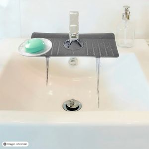 Escurridor flexible de grifo color negro para platos. - DAMECOS