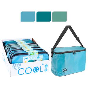 Cooler tipo bolso de 8lts, en colores surtidos, de poliéster. - MAY'S
