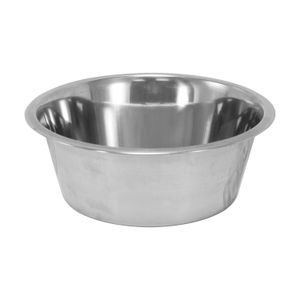 Plato de acero para comida de mascotas, con 1,9 lt de capacidad. - PRO SELECT