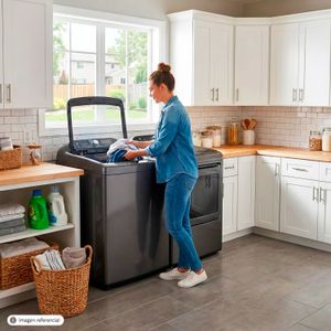 Lavadora de carga superior de 19 kg de capacidad con tecnología anti enredo LRI-19DGR - INDURAMA