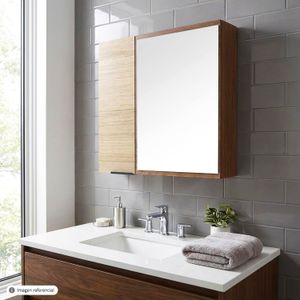 Gabinete Poseidon 2Puertas 1Espejo - MUEBLE FACIL