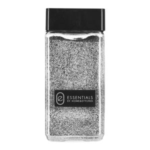 Arena decorativa "Essentials" de color plata, 550 ml. - HOME & STYLING