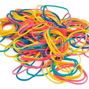 Bandas elásticas de varios colores y tamaños, almacenamiento de 100 gr. - ORGILL