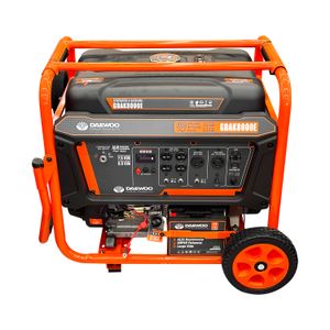 Generador a gasolina con motor de 1,1 lt que genera una potencia de 7500 - 8000 W. - DAEWOO