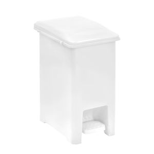 Tacho LINK de 10L, en color blanco, con sujetadores de fundas en su interior. - PLAPASA