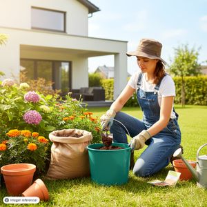 Balde "ECO" verde de 5 lt con agarradera metálica. - PLAPASA