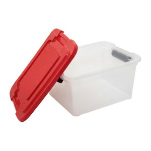 Guardamovil "Briko" pequeño con tapa roja. - CASA PICA