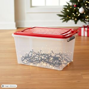 Guardamovil "Briko" mediano con tapa roja. - CASA PICA