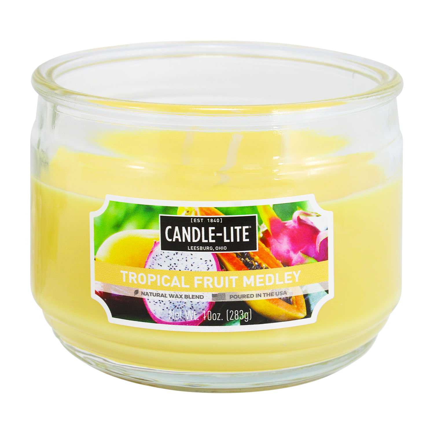 CANDLE-LITE(TOROPICAL.FRUIT.MEDLEY)アロマキャ Tropical Fruit Medley 6.5oz Jar Candle – Candle-lite Company