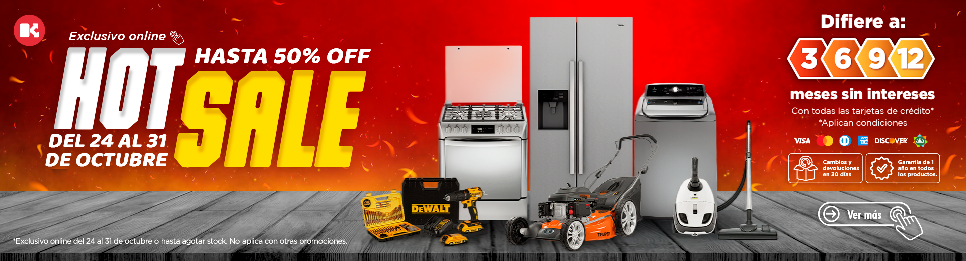 Hot Sale 50% de descuento